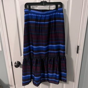 Banana Republic striped skirt size small nwt